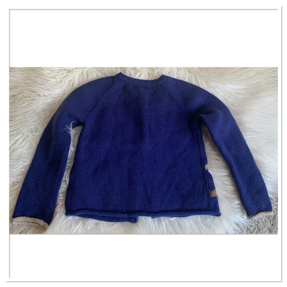 Baby Boden Robbin Knitted Cardigan Sweater Blue Size 3-4Y - Picture 6 of 9